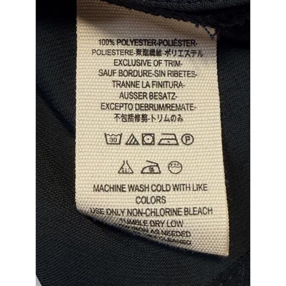 Free People Shirt Womens XS Black Off Shoulder Button Front Boho Blouse - Picture 10 of 10